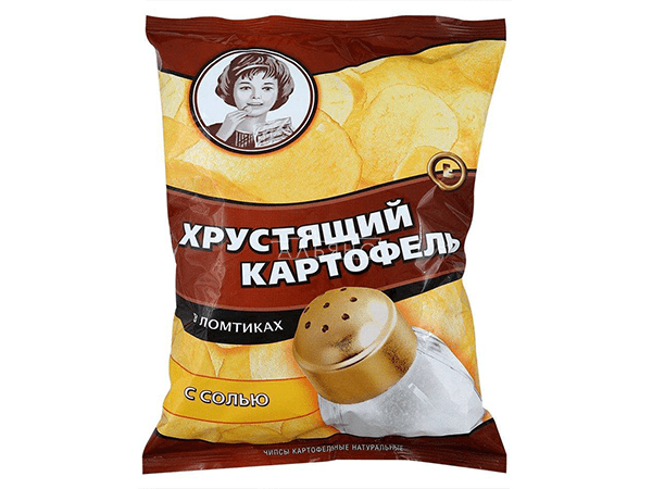 Картофельные чипсы "Девочка" 160 гр. в Златоусте
