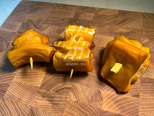 Шашлычок из кальмара х/к в Златоусте