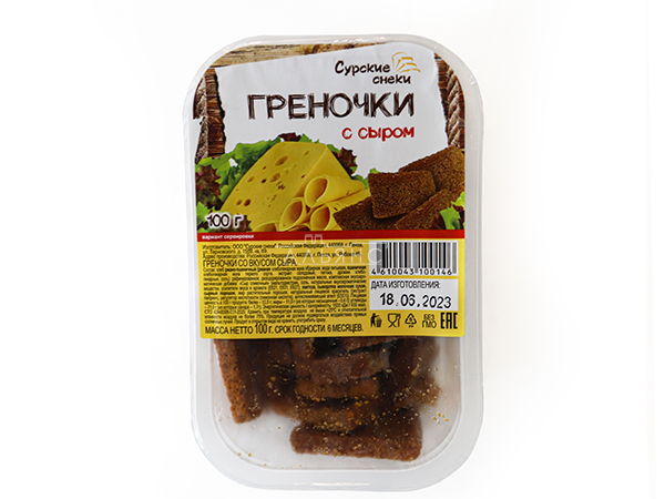 Сурские гренки со вкусом Сыра (100 гр) в Златоусте