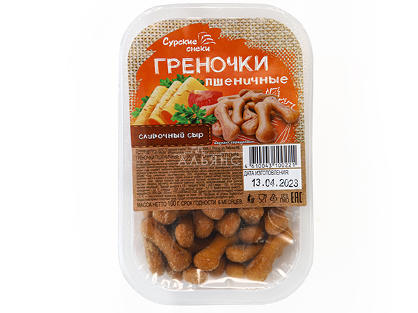 Сурские (ПШЕНИЧНЫЕ) Сливочный сыр (100 гр) в Златоусте