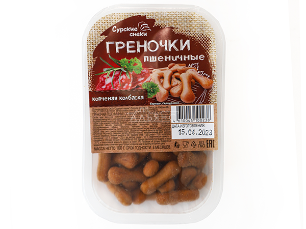 Сурские (ПШЕНИЧНЫЕ) Копченая колбаска (100 гр) в Златоусте