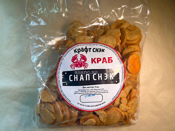 Снапсы ПШЕНИЧНЫЕ "Краб" в Златоусте