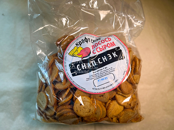 Снапсы ПШЕНИЧНЫЕ "Лосось с сыром" в Златоусте