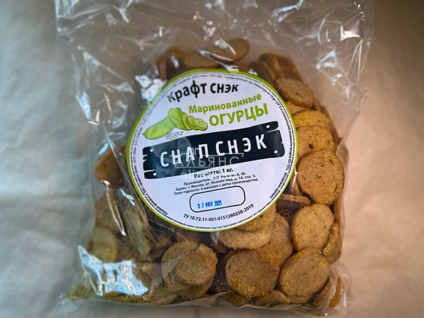Снапсы ПШЕНИЧНЫЕ "Маринованные огурцы" в Златоусте
