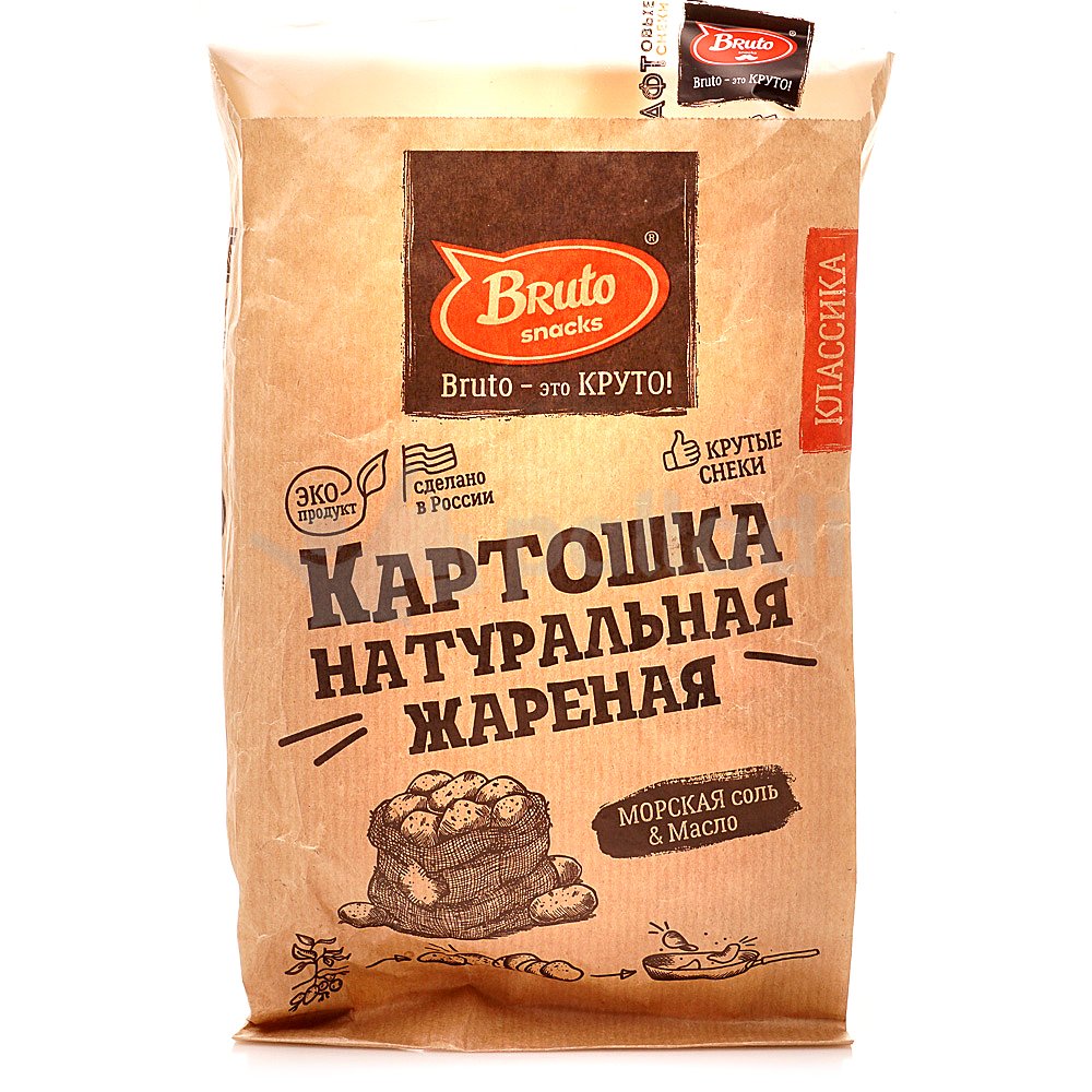 Картофель «Бруто» с солью 70 гр. в Златоусте