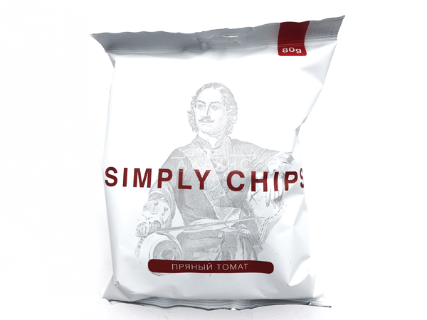 Картофельные чипсы "Simple chips" Пряный томат 80 гр. в Златоусте